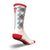 Sock Guy Game On Check Sticks Lacrosse Crew Socks