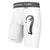 Shock Doctor Boy's White Compression Shorts with BioFlex Cup