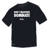 Nike Core Cotton Don't Negotiate Dominate Black Boy's Lacrosse Shirt