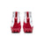 Nike Alpha Huarache 7 Elite White/Red Lacrosse Cleats