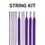 String King Lacrosse Head Strings Kit - Sidewalls, Shooters, and More