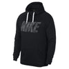 Nike Dry Lightweight Black/White Pullover Men's Training Hoodie