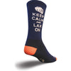 Sock Guy Keep Calm and Lax On Lacrosse Crew Socks