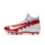 Nike Alpha Huarache 6 Elite White/Red Lacrosse Cleats