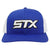 STX College Mesh Snapback Royal Blue/White Lacrosse Hat Cap