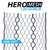 East Coast Dyes Hero Mesh 12-Diamond STRIKER Semi-Soft Goalie Mesh Lacrosse Stringing Piece