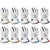 Maverik M4 White Custom Stock Lacrosse Gloves