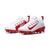 Nike Alpha Huarache 7 Pro White/Red Lacrosse Cleats