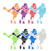 Lacrosse Player Silhouette Magnet - Male