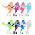 Lacrosse Player Silhouette Magnet - Male