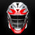 Cascade R Platinum Finish CUSTOM Lacrosse Helmet