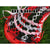 Jimalax Money Mesh Diablo Red/Black/White Lacrosse Stringing Piece
