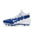 Nike Alpha Huarache 6 Elite White/Blue Lacrosse Cleats