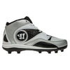 Warrior Vex 2.0 Youth White/Black Lacrosse Cleats