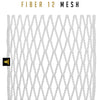 Throne of String FIBER 12 12-Diamond Goalie Mesh Lacrosse Stringing Kit