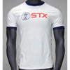 STX Retro Bumper Ringer White Men's Lacrosse T-Shirt