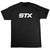 STX Basic Branded Black/White Men's Lacrosse T-Shirt