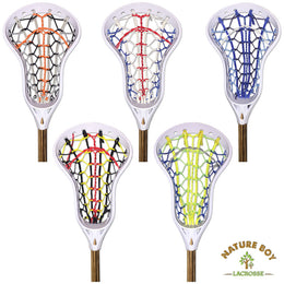 Nature Boy Mini Lacrosse Stick - Kraken with Pita Pocket and Wood Shaft