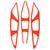 Cascade R Lacrosse Helmet Vent Cover Decals