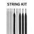 String King Lacrosse Head Strings Kit - Sidewalls, Shooters, and More