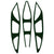 Cascade R Lacrosse Helmet Vent Cover Decals