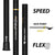ECD CARBON PRO 2.0 Speed Composite Attack Lacrosse Shaft