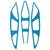 Cascade R Lacrosse Helmet Vent Cover Decals