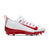 Nike Alpha Huarache 7 Pro White/Red Lacrosse Cleats