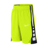 Nike Dry Elite Stripe Volt Youth Shorts