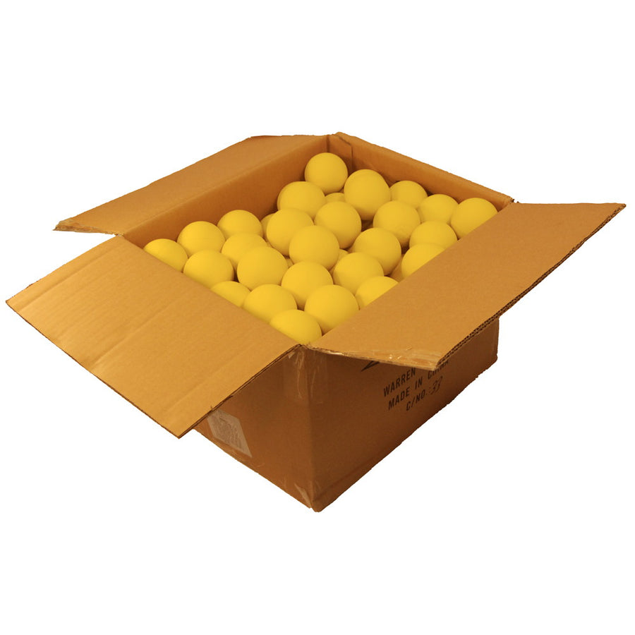 Case of 120 Yellow Lacrosse Balls - NOCSAE / NCAA / NFHS Certified Game Balls