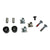 Cascade Lacrosse Helmet Goalie Throat Protector Screw Mount Hardware Kit