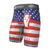 Shock Doctor Boy's American Flag Compression Shorts with BioFlex Cup