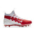 Nike Alpha Huarache 6 Elite White/Red Lacrosse Cleats