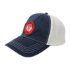 STX Retro Bumper Sticker Mesh Trucker Navy Blue Lacrosse Hat Cap