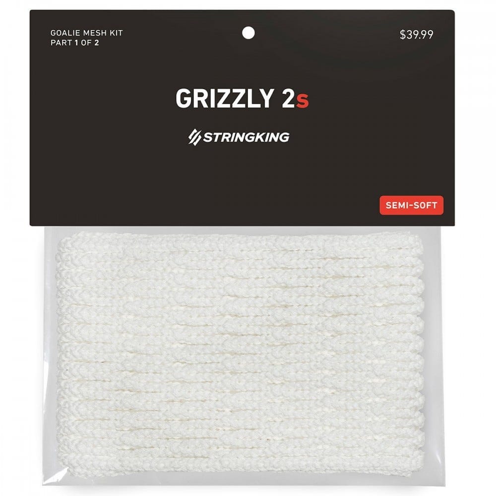 String King Grizzly 2S Goalie Mesh Lacrosse Stringing Piece