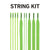 String King Lacrosse Head Strings Kit - Sidewalls, Shooters, and More