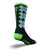 Sock Guy Game On Check Sticks Lacrosse Crew Socks