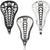STX Fortress 600 10 Degree Composite Complete Women's Lacrosse Stick