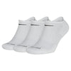 Nike Performance Cushion White/Black Training No-Show Socks - 3-Pack