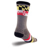 Sock Guy Maryland Lax Grey Lacrosse Crew Socks