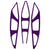 Cascade R Lacrosse Helmet Vent Cover Decals