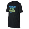 Nike Dri-Fit Legend Prepare To Be Amazed Black Boy's Training Shirt