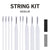 String King Goalie Lacrosse Head Strings Kit