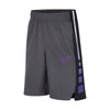 Nike Dry Elite Stripe Dark Grey Youth Shorts